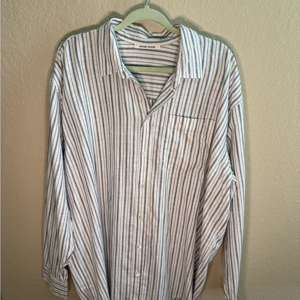 WOOD WOOD Long Sleeve Button Down